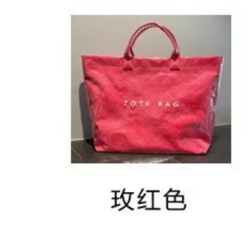 Bolso de papel DuPont popular de este año 2025 nuevo bolso de gran capacidad de moda de primavera bolso femenino de compras de ocio