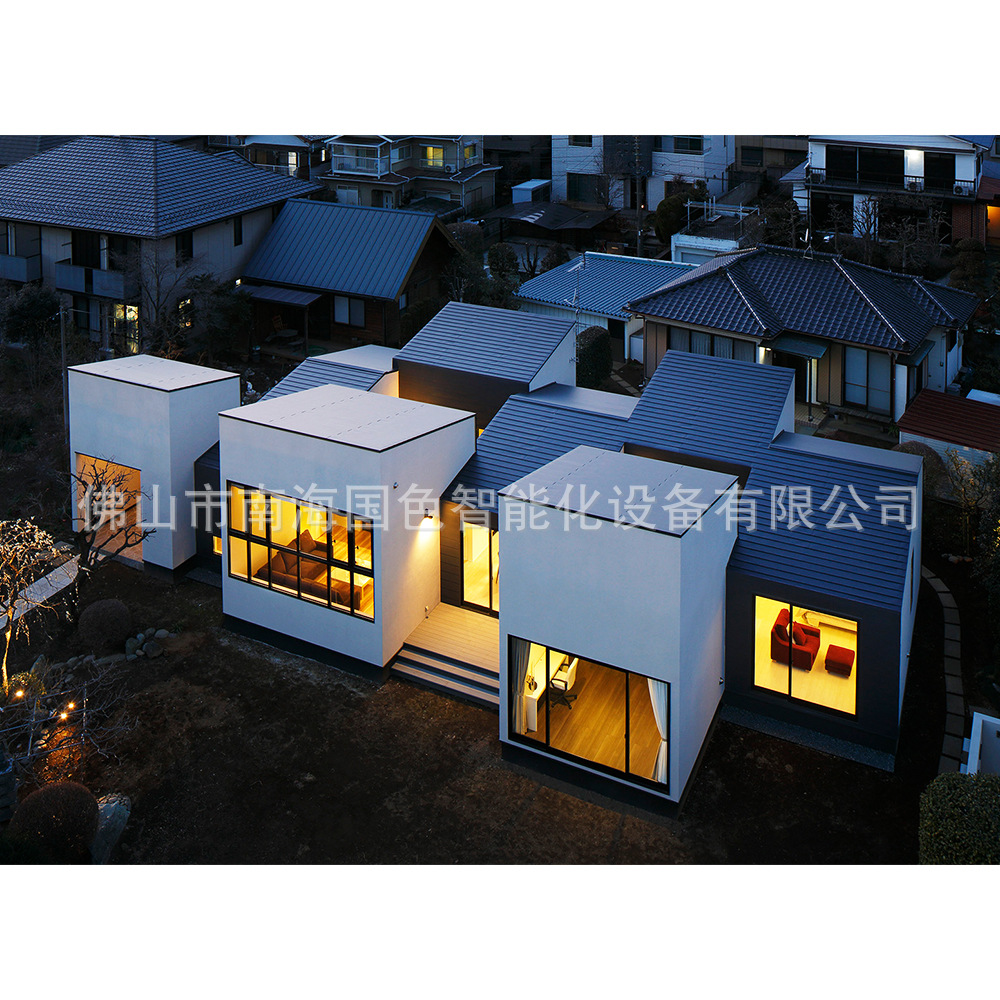 Scenic spot Light villa de acero Sala móvil cápsula espacial inteligente B & B Holiday Sunshine Room Sala integrada Net Red Apple cabina