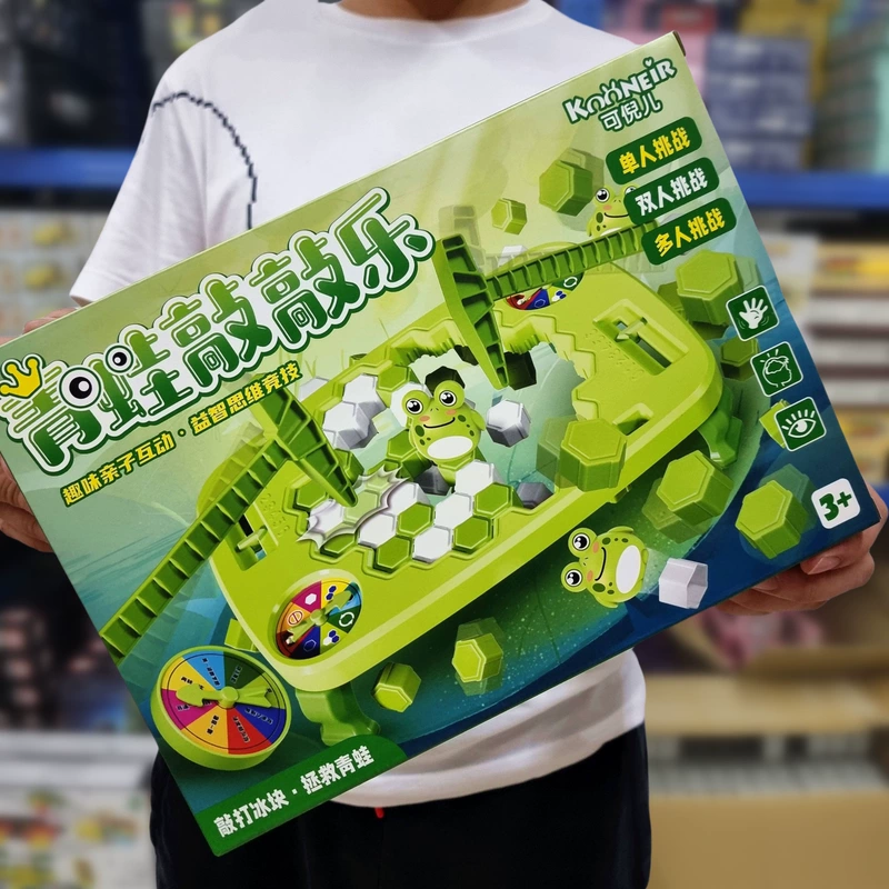 Настольная игра «Спаси лягушку»: стучи по льду
