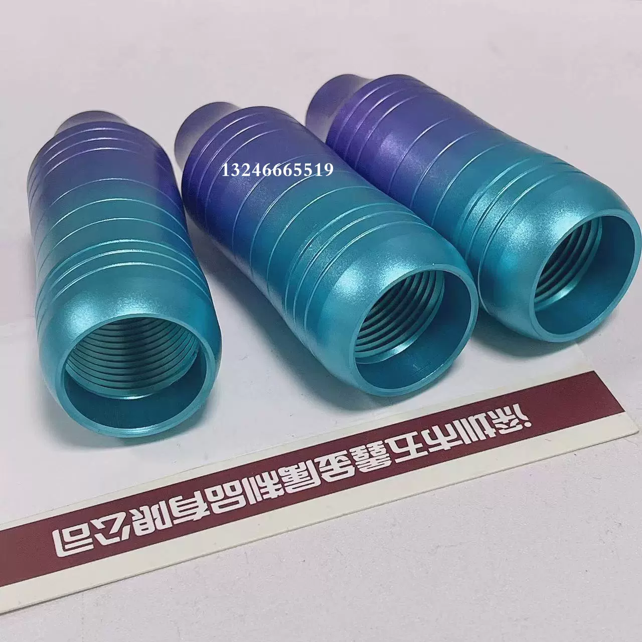 铝合金管氧化喷砂渐变色氧化多色铝管圆管工程铝方管铝型材