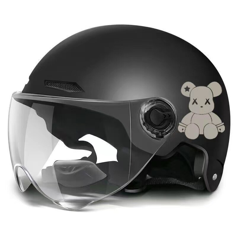 New national standard certified electric motorcycle helmet for men and women, sun protection, suitable for summer and all seasons, universal safety helmet