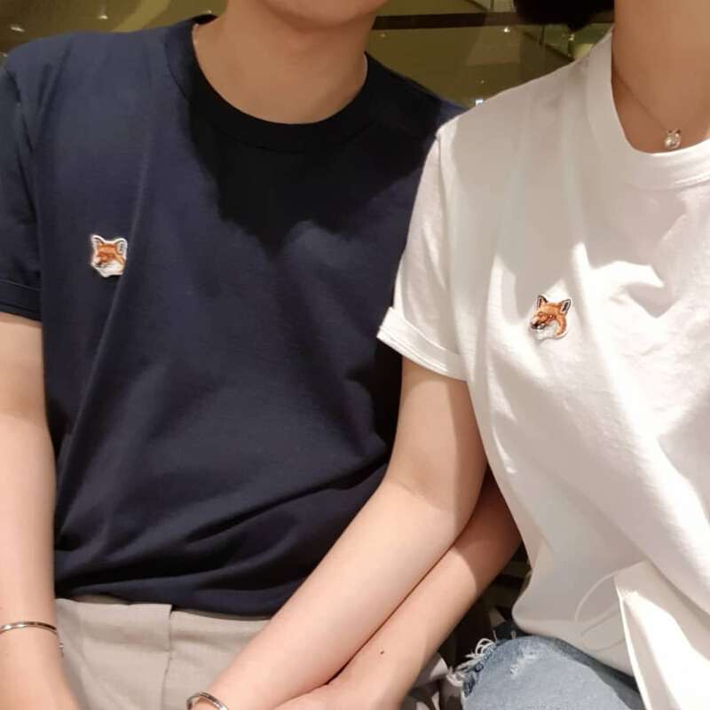Couple's Style Egyptian Cotton! a Must-Have French-Style Short-Sleeved T-Shirt for Both Men and Women Couple's Style Egyptian Cotton! a Must-Have French-Style Short-Sleeved T-Shirt for Both Men and Women