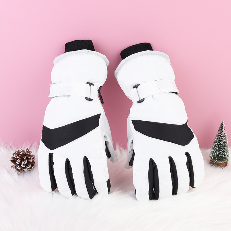 Guantes personalizados con logotipo de texto publicitario para enviar regalos corporativos de invierno para hombres y mujeres guantes calientes impresos personalizados