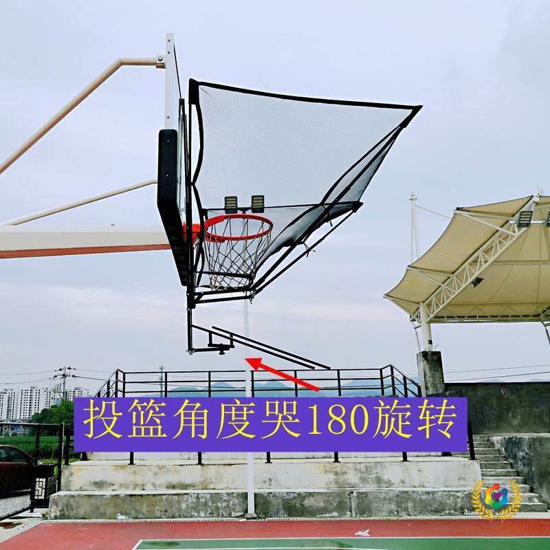 ☍Automatic ball-serving machine for basketball training, no ball retrieval required, mobile frame for shooting and returning the ball to the net.