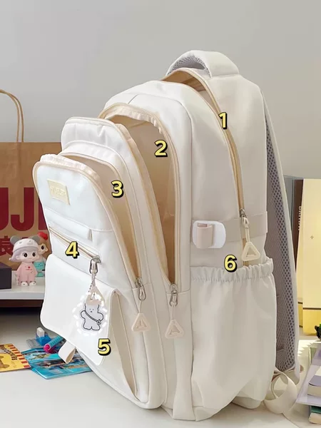 High-value Japanese Junior High School Large-capacity Schoolbag Female Senior high school College Students Niche Backpack Simple All-match Computer Backpack