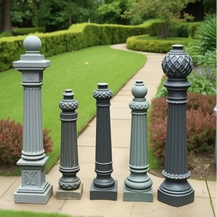Cast Aluminum Cast Iron Base Cast Iron Base Roman Column Base Production Billboard Roman Column