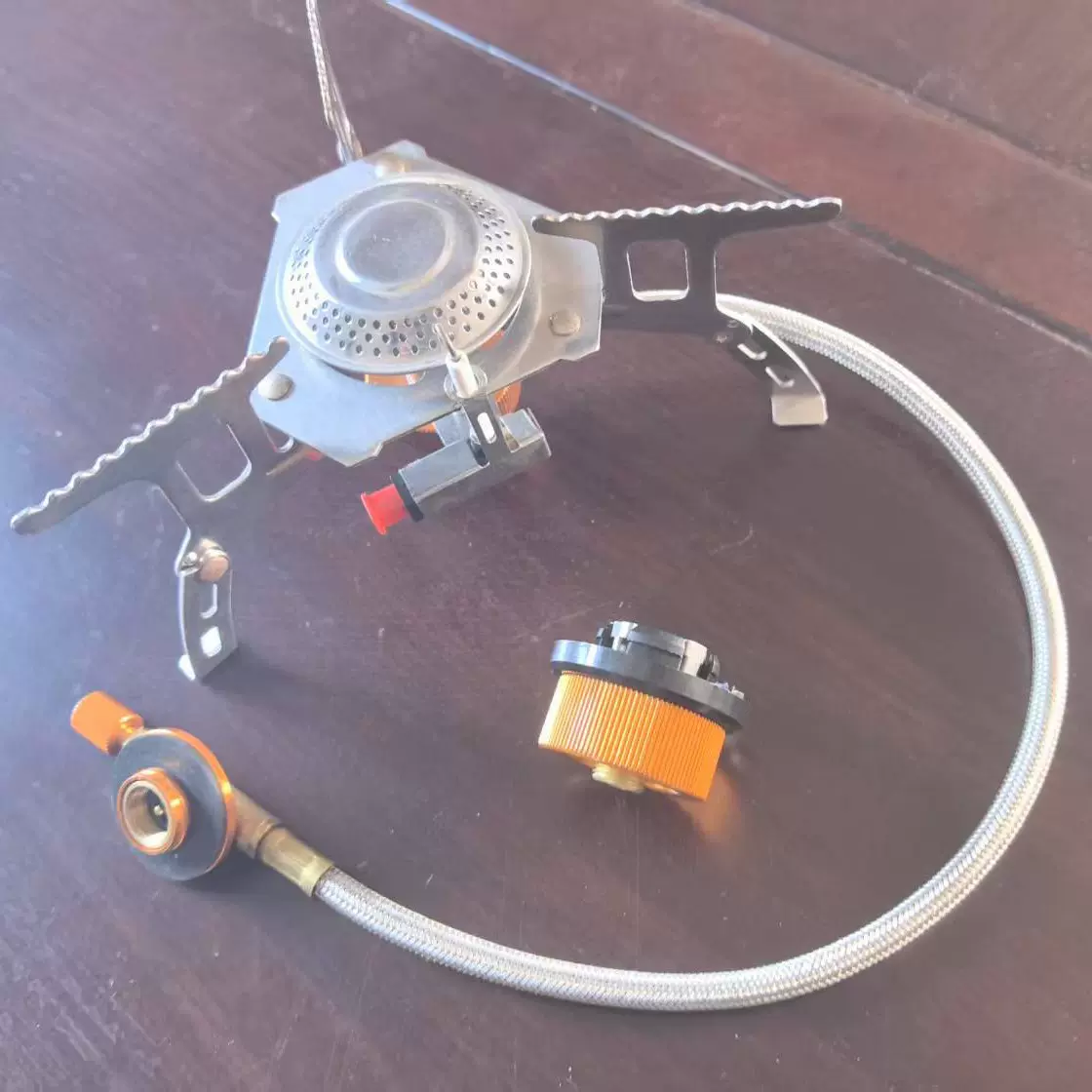 户外露营炉头烧烤便携式一体式炉灶野营登山野餐节能炉具套装