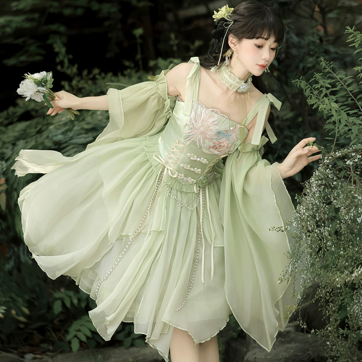 Yimengge оригинальный дизайн Цинхуа роса китайский стиль улучшенный китайский стиль