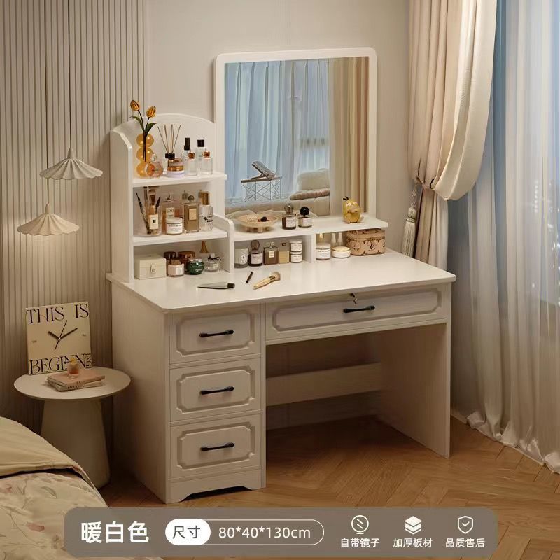 Fábrica directa de dormitorio pequeño simple mesas de vestuario dormitorio simple moderno gabinete de almacenamiento de mesa de vestuario una