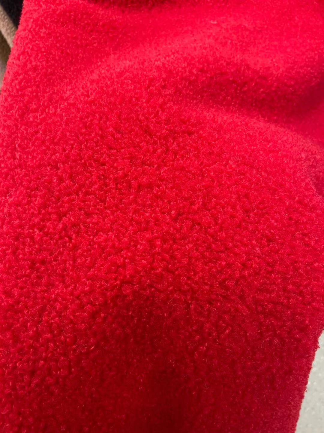 En stock fuente de poliéster fragante tela de Cachemira concubina fragante cálido pijama abrigo ropa zapatos y sombreros textiles para el hogar