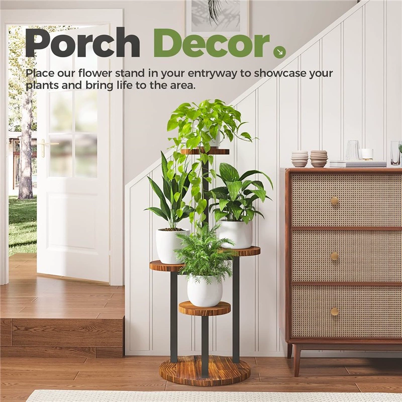 Трансграничная многослойная подставка для цветов наполая зеленая рама для внутренней отделки гостиной железный балкон полка для бонсай