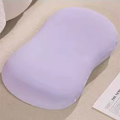 Bed Pillow Cushion Pillow, Headrest - light-purple-large-size-50308cm