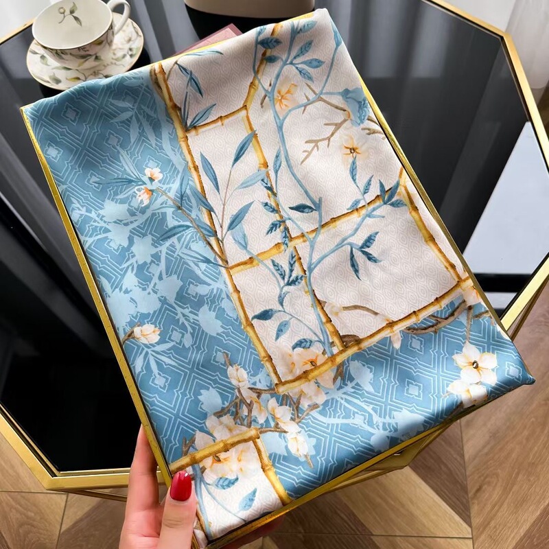 Silk Scarf for Women, Skin-Friendly Mulberry Silk, Thin Summer Shawl, 2026 New Model, Mother's Headscarf, Gift for Elders, Scarf Silk Scarf for Women, Skin-Friendly Mulberry Silk, Thin Summer Shawl, 2026 New Model, Mother's Headscarf, Gift for Elders, Scarf