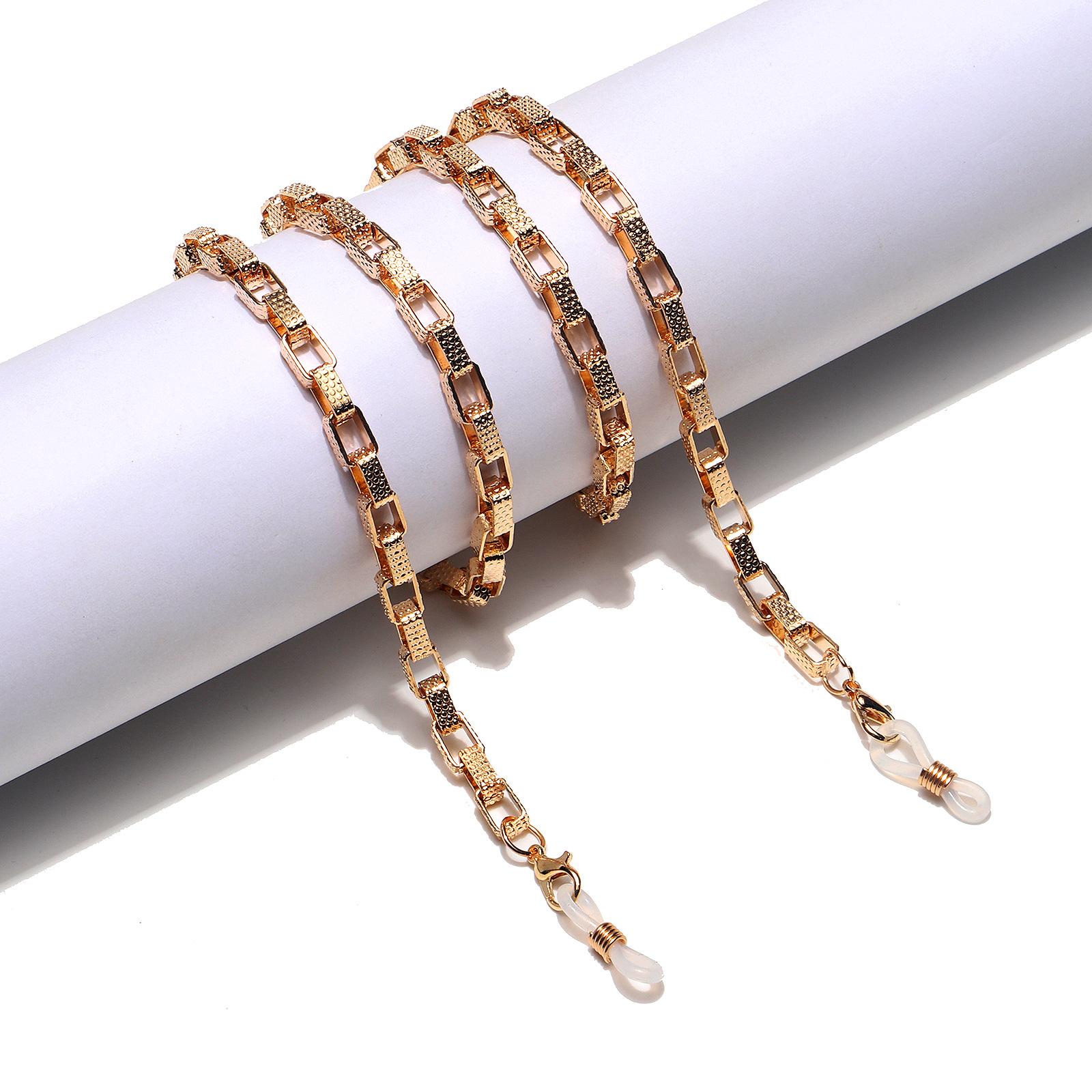 20g Weight Metal Material Fashion Simple Color Retention Golden Metal Glasses Chain 2
