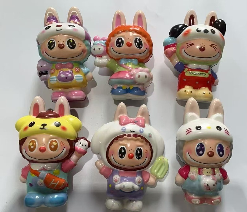 Labubu ピンチ楽クロスボーダー減圧おもちゃ減圧ベントアーティファクトシミュレーション漫画 PU ピンチ楽メーカー卸売|undefined
