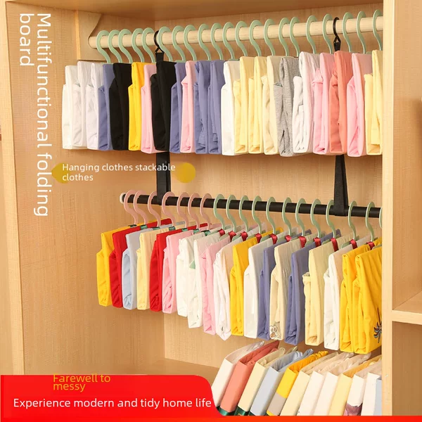 Fukubook Lazy Folding Board Multifunctional Clothes Folding Board Sweater Storage Folding Board Lazy Folding Tool