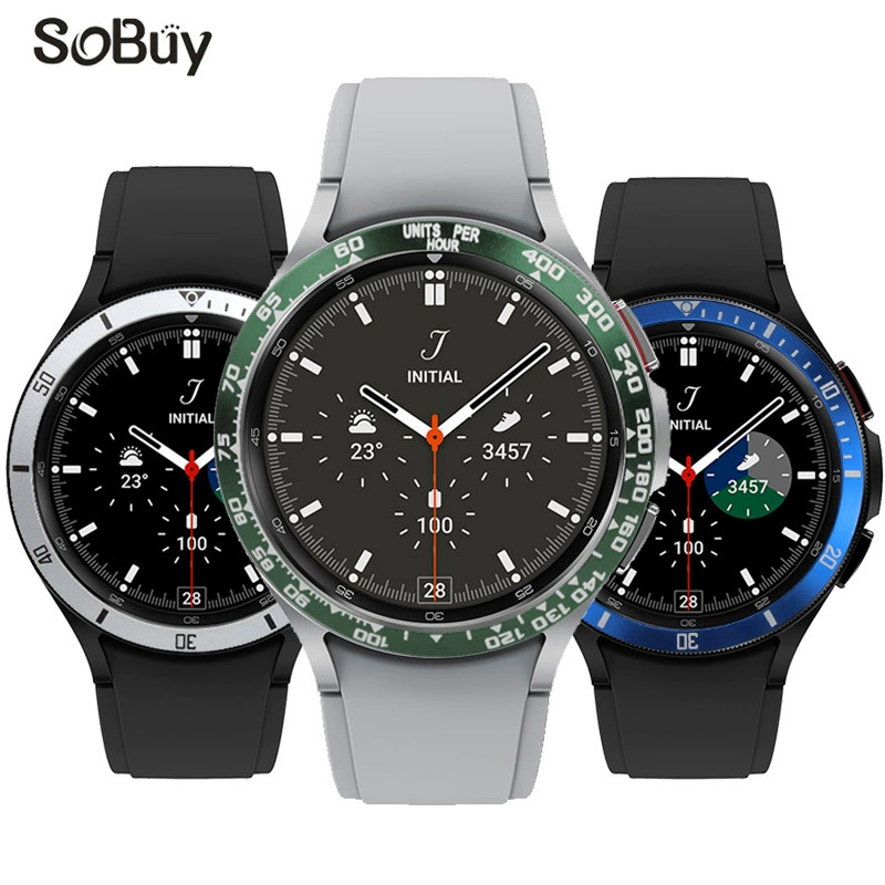 Подходит для Samsung Galaxy watch8/7/6 часовые металлические кольца циферблата 42/46мм скоростной ободок