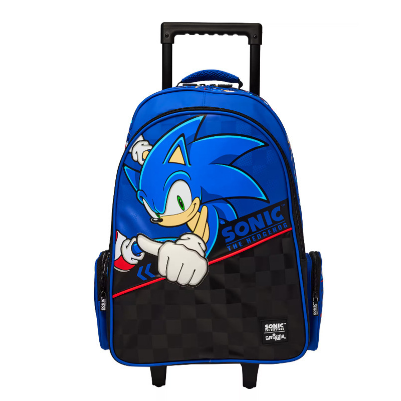 Mochila de tirón australiana de dibujos animados de gran capacidad, mochila de hombro para estudiantes de primaria y secundaria