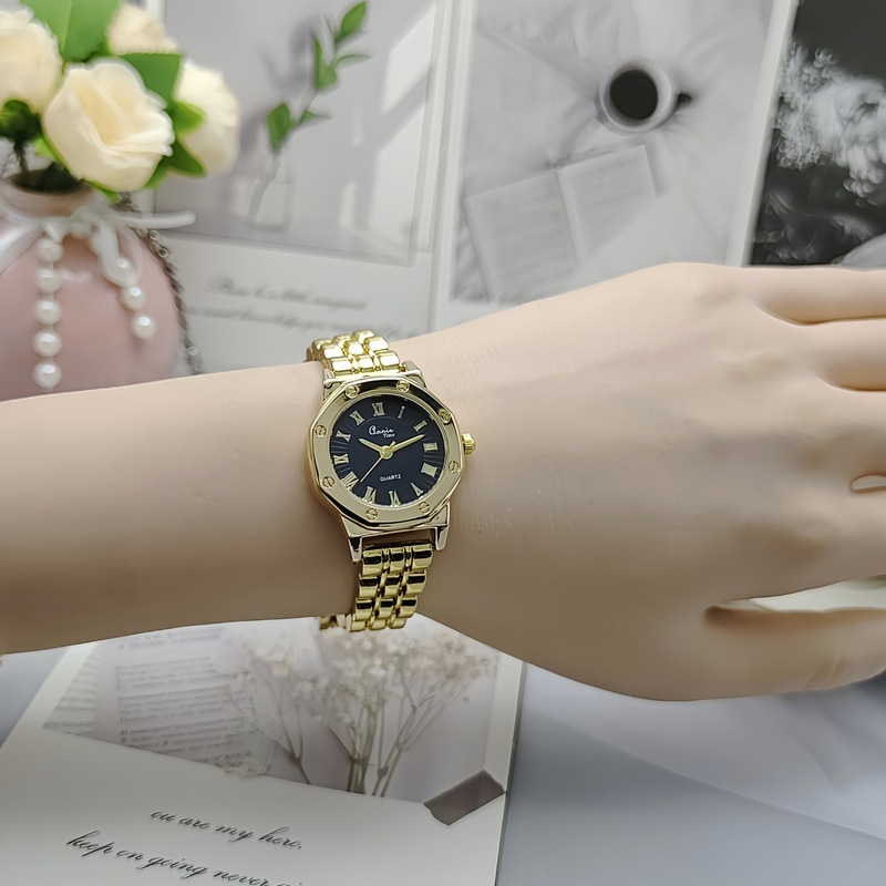 外贸热销女士手表八边形表盘蝴蝶扣简约时尚高级感潮流手表女批发|undefined