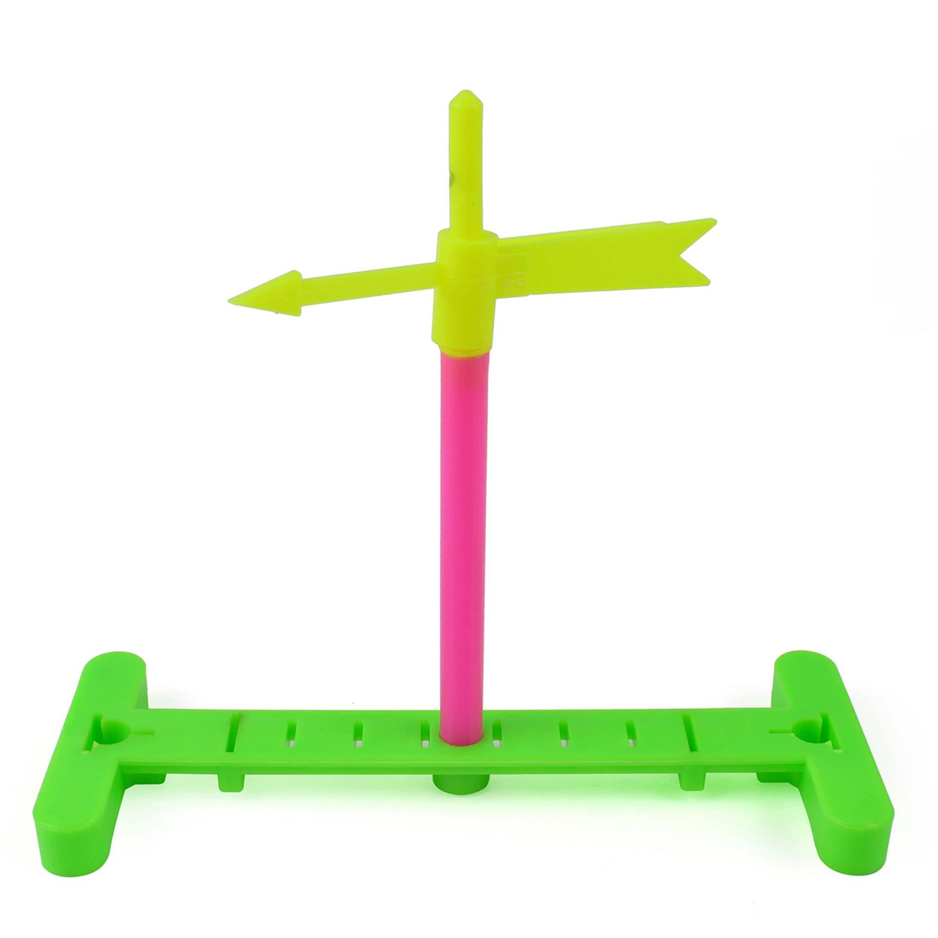 Kindergarten teaching aid DIY puzzle science experiment Small production wind direction experimental wind direction labeling instrument
