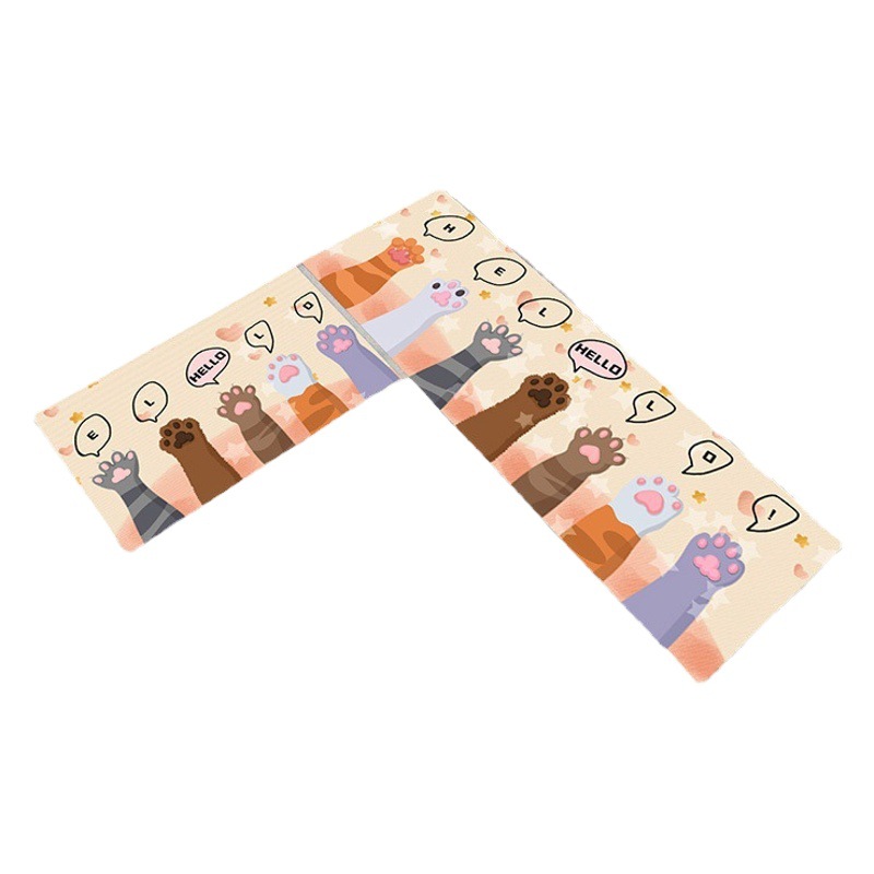 Alfombra de piso de cocina fábrica al por mayor puerta larga alfombra antideslizante alfombra de cocina alfombra de puerta de dibujos animados del hogar estera de la puerta