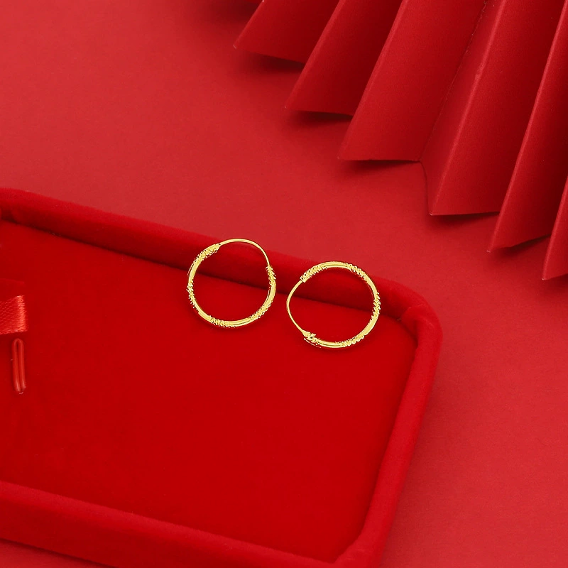 Серебряные серьги из латуни, кольцо, 24 карата