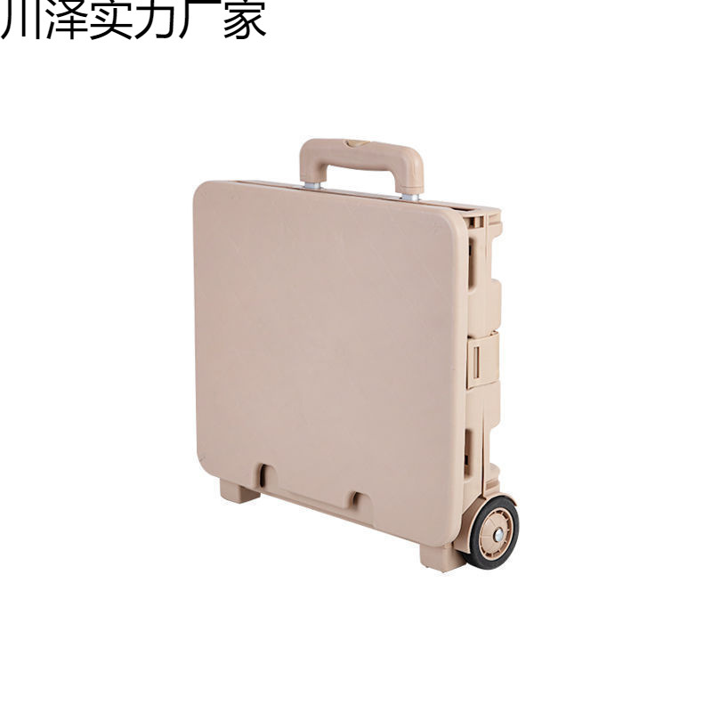 Folding Grocery Shopping Cart Supermarket Trolley Trendy Household Delivery Cart Stall Setup Tool