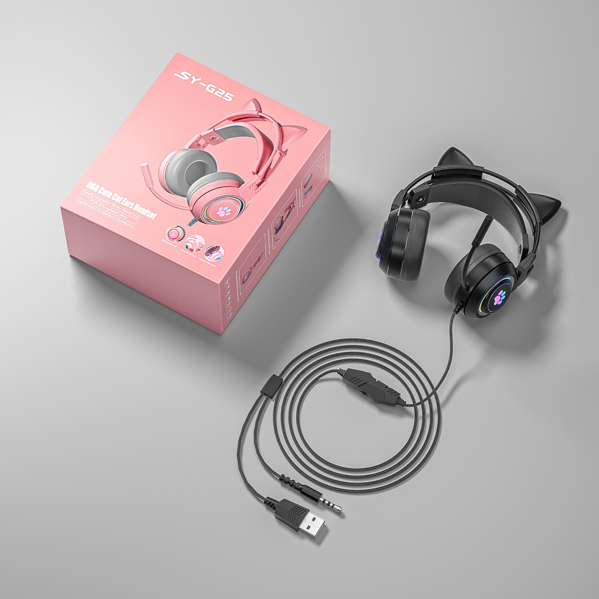 Soyto Amazon Huaqiang Norte juego PS5 auricular ordenador móvil en vivo auriculares con cable auriculares e-deportes auriculares