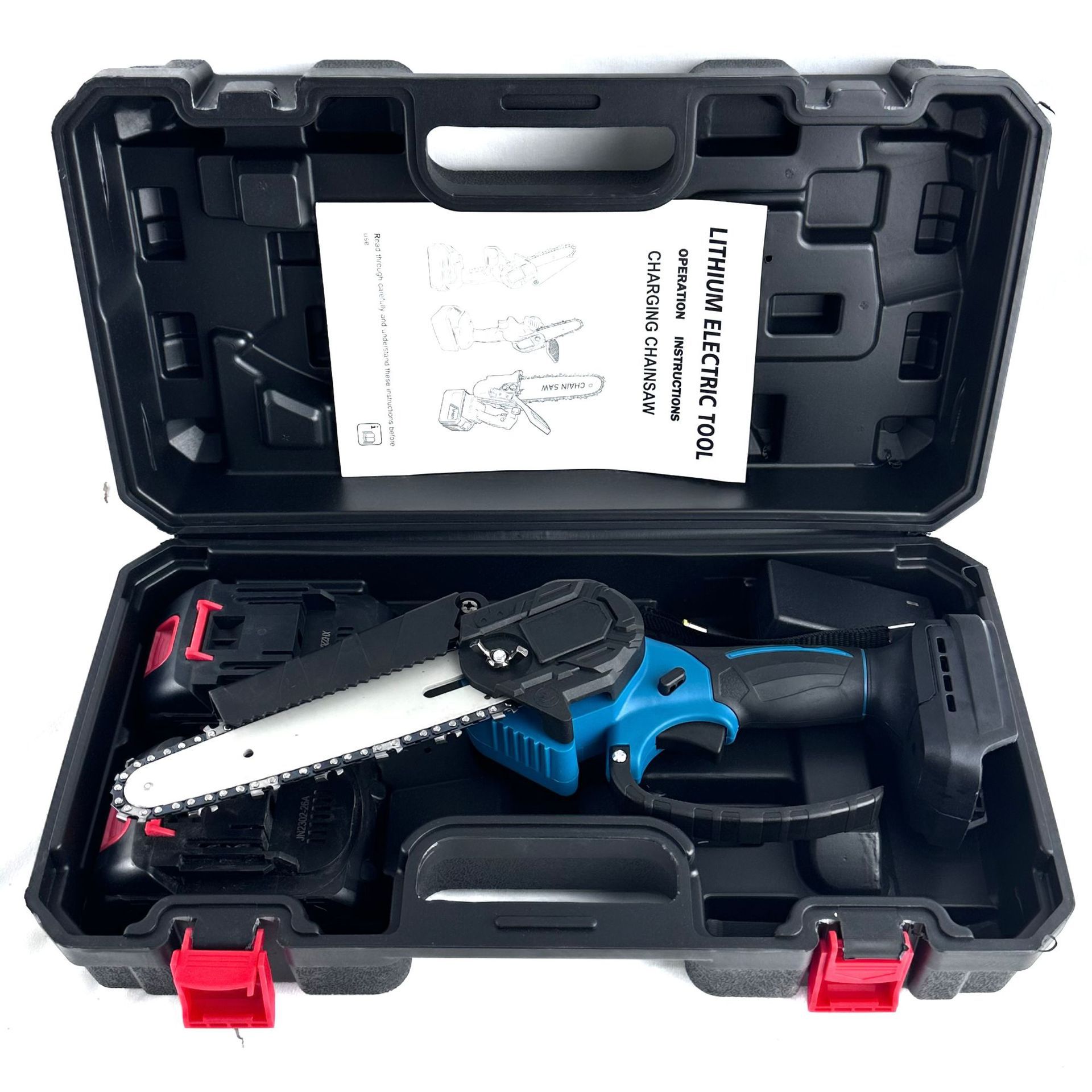 无刷电动修枝锯充电式锂电小型家用电动锯单手电链锯迷你锯伐木锯