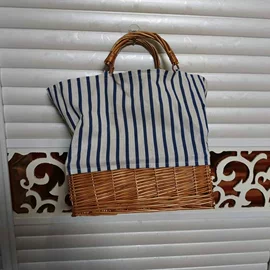 植物工艺品;收纳篮/筐;女士手提包