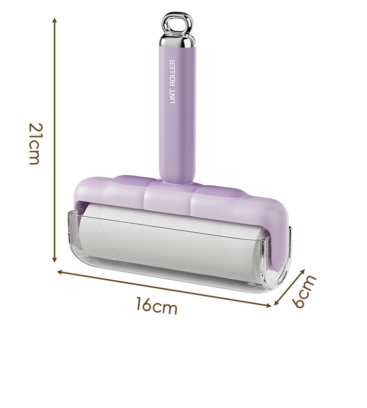 Lint Roller Refill Tear-Off Lint Brush Household Clothing Hair Remover Pet Hair Cleaner for Bed Sofa Furniture