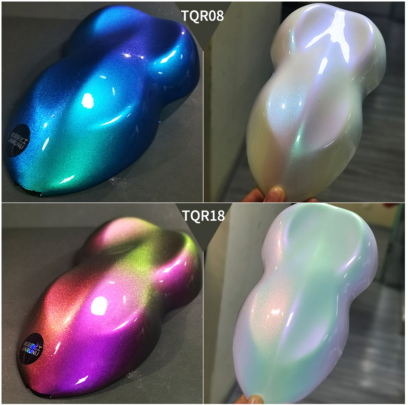 批发幻彩人鱼粉 珠光颜料变色龙汽车喷涂变色龙珠光粉