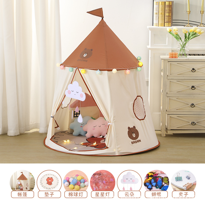 Tiendas de campaña para niñas, mochila para niños, base secreta, cabaña, pequeña casa, bebé, princesa, castillo, regalo de cumpleaños