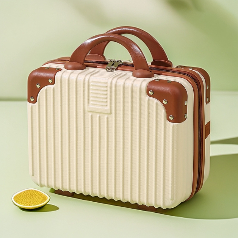 cream white / 14inch x makeup case