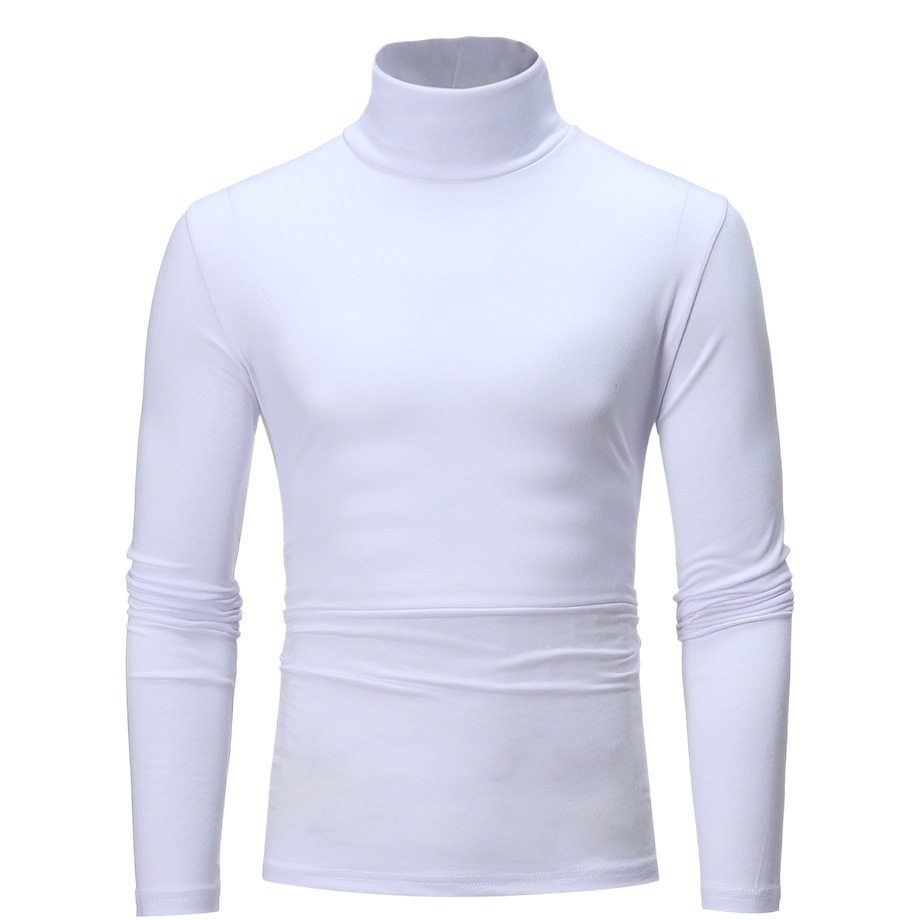 2023 hombres s ropa de los hombres delgados cuello de tortuga camiseta suéter