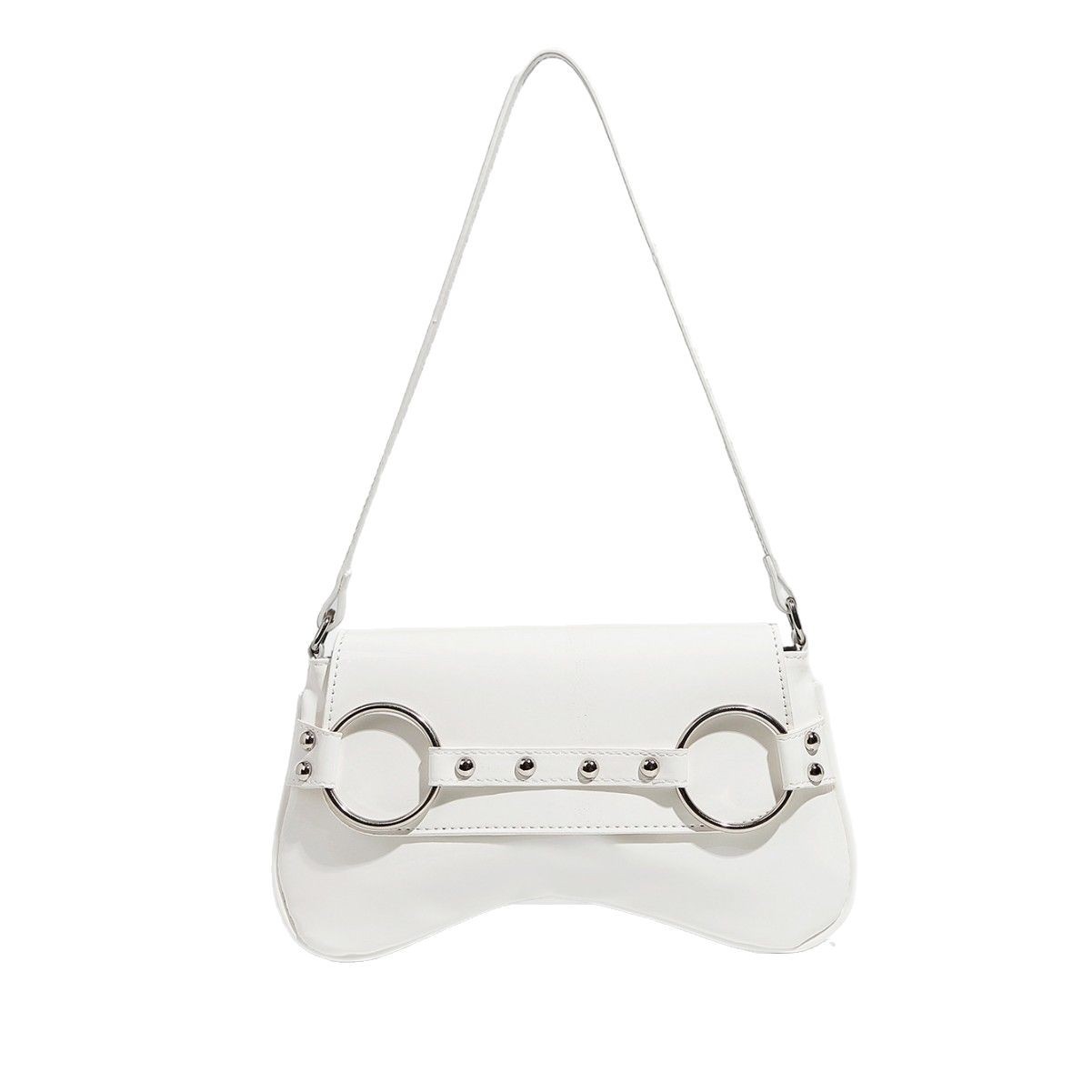 Liquidación de fabricantes transfronterizos, bolsos de axila, bolsos de hombro de moda, bolsos de muñeca, macaron de nicho, bolsos de mujer portátiles de gelatina, bandolera