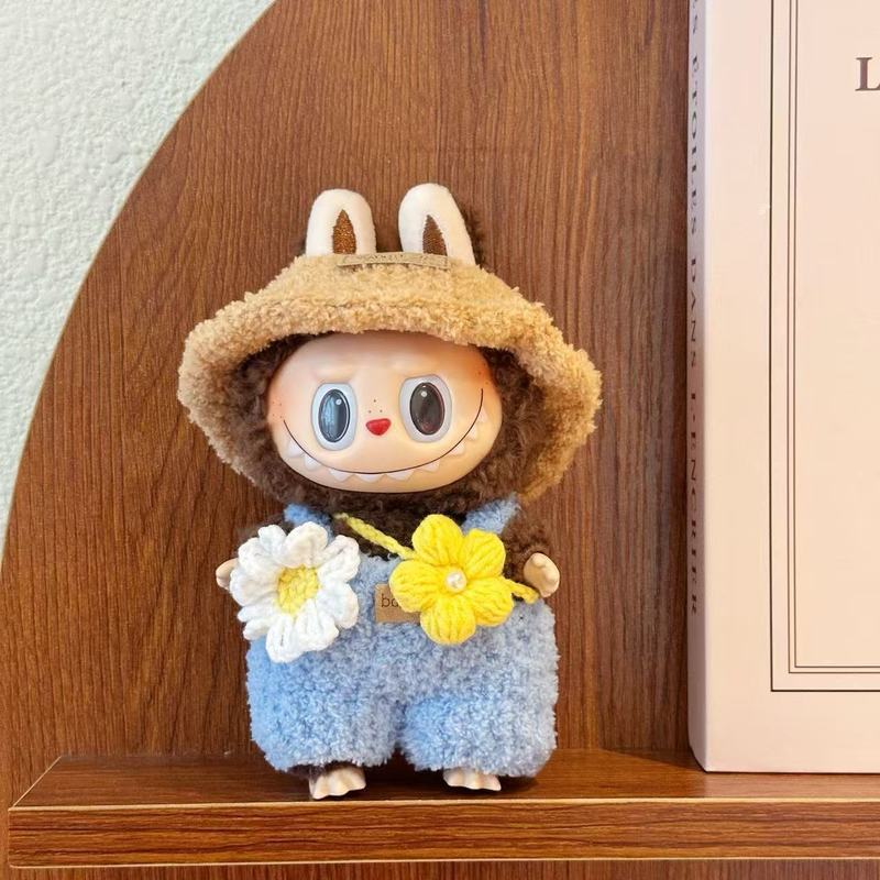 17CM LABUBU ニットベビー服 LABUBU 手作りかぎ針編み服 第一世代、第二世代、第三世代のウェアラブルハンドメイドスーツ|undefined