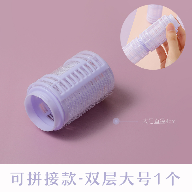 Marian empalmado aire de ocho palabras flequillo rizador de pelo plástico que forma artefacto de fijación mullido rizador de pelo autoadhesivo