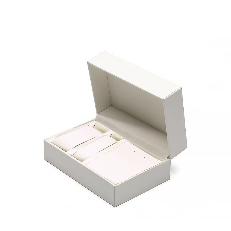 Caja de regalo de reloj transfronterizo de alta gama Caja de reloj de cuero con solapa Caja de joyería Caja de reloj de cinco piezas