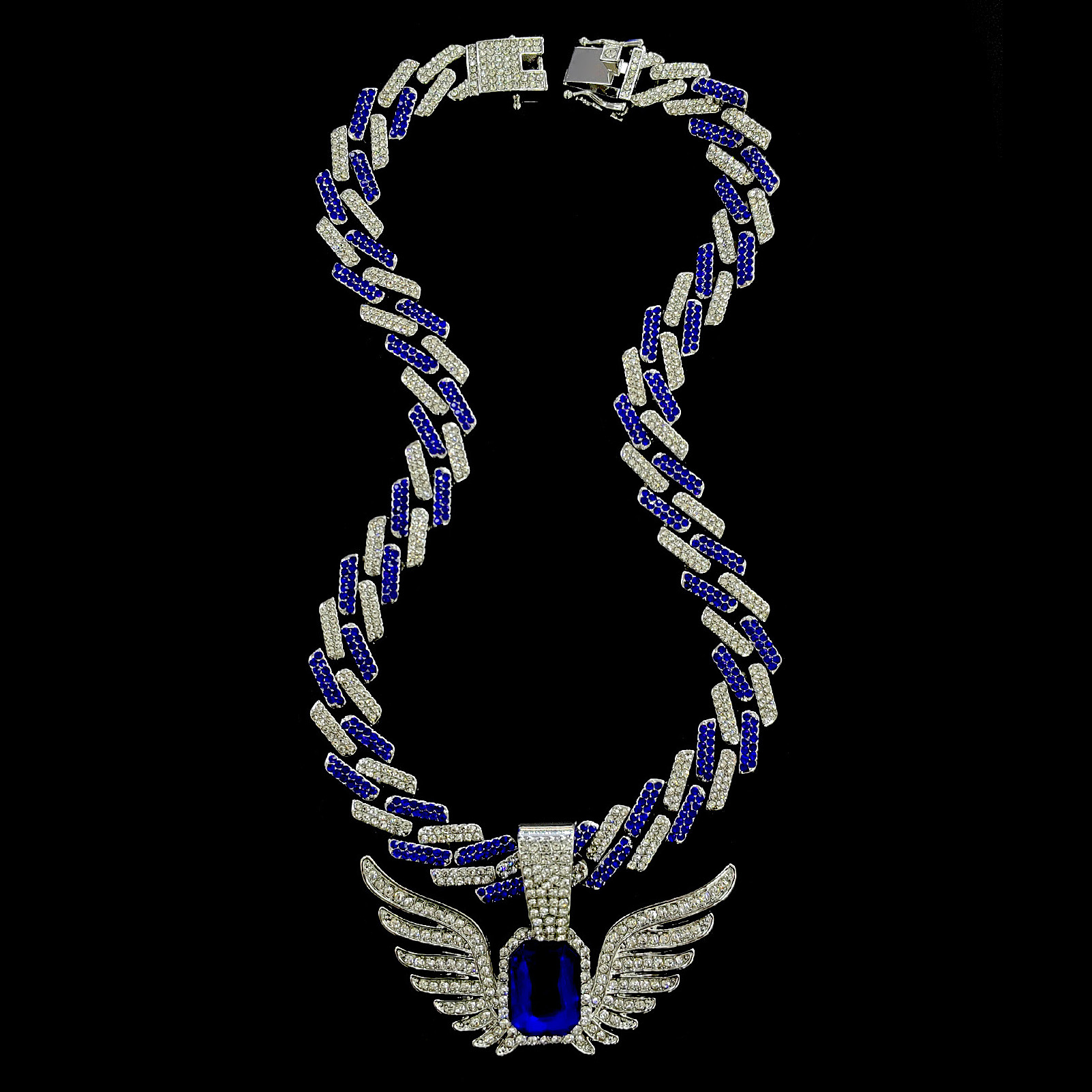 Ciondolo ad ala unico con design di nicchia, gioielli cubani a forma di diamante, accessori per collane_voghion.com