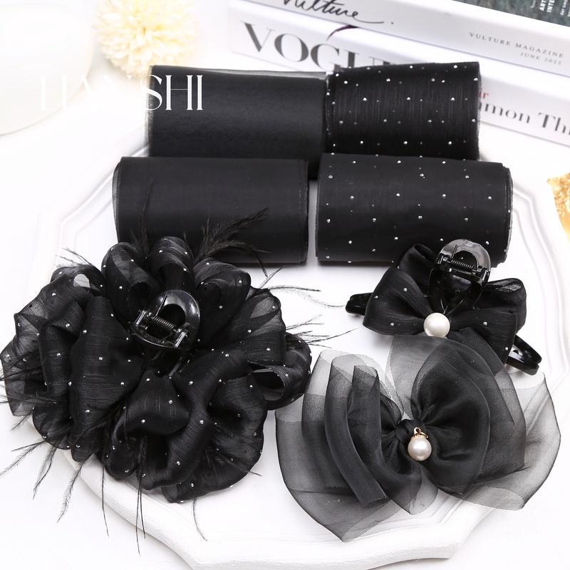 Universal black hair band