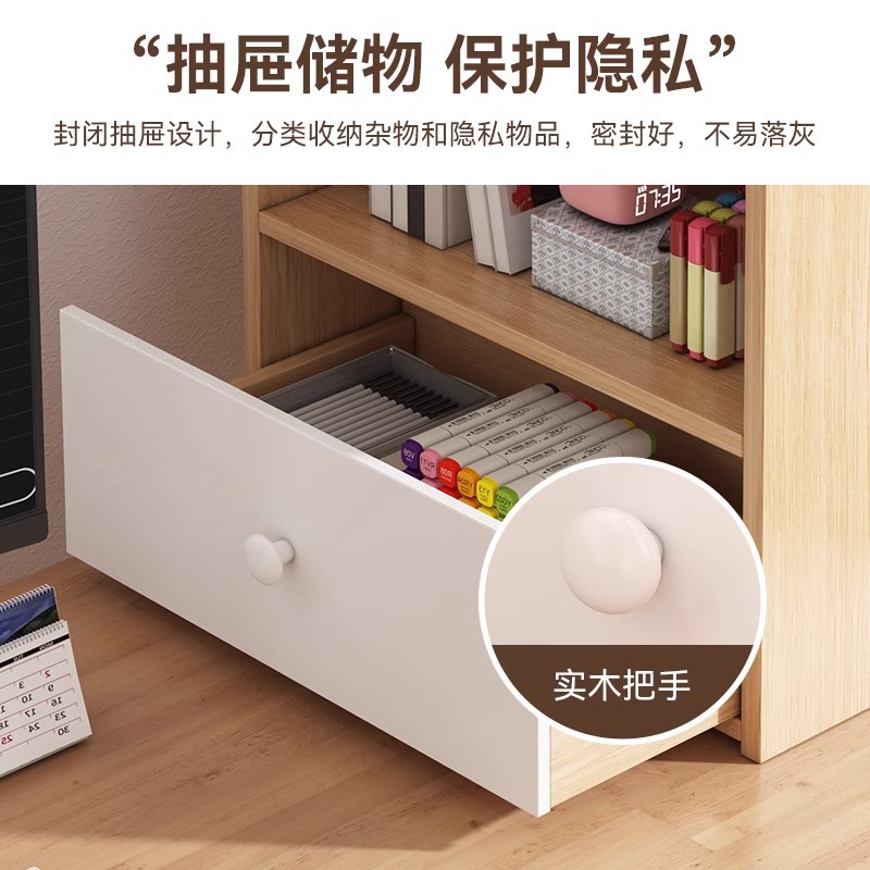 Estante de escritorio de dormitorio Estante de almacenamiento Estante de escritorio Estudio Estante de escritorio Estante