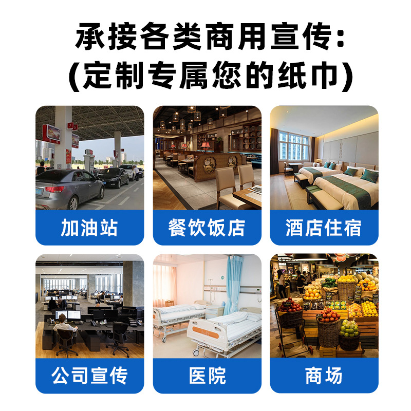 Fábrica de procesamiento personalizado toallitas comerciales hoteles propiedad de papel higiénico toallas de mano paquete grande N plegable