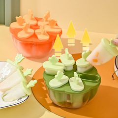 Home use snow cone mold DIY ice stick ice cream self-made ice tray segmented design summer self-help multiple flavors ice cream