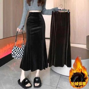 2025�¿ʽ����ȹŮ�ﶬ�������μӽq�Ӻ�͹�С����ɫ�~βȹŮ