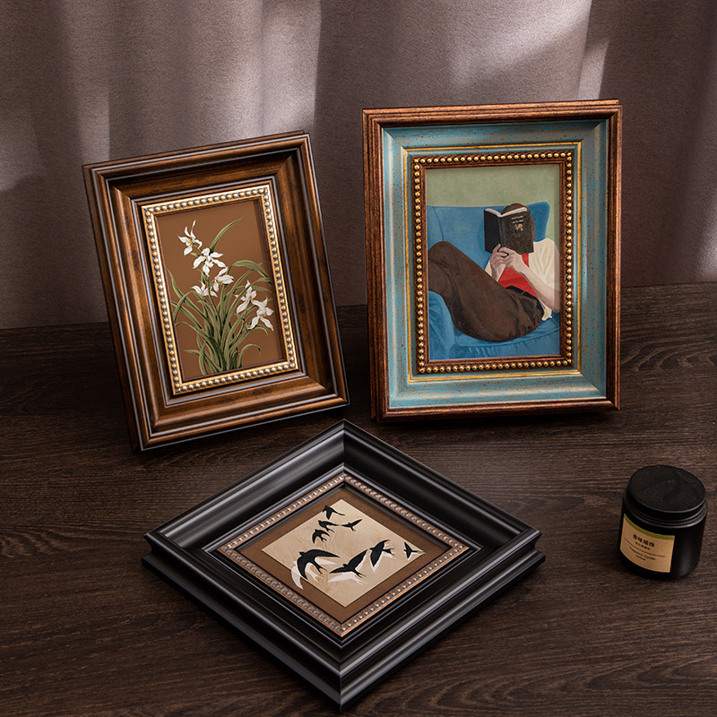American Retro European Style Plus Flushed Photos Made into Photo Frames and Table 6inch 10inch Wall Hanging Picture Frames to Make Any Size American Retro European Style Plus Flushed Photos Made into Photo Frames and Table 6inch 10inch Wall Hanging Picture Frames to Make Any Size
