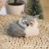 Sleeping Fox Left - Gray