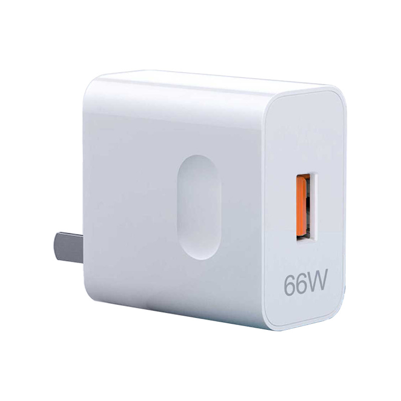 El puerto USB del cabezal de carga de carga súper rápida de 66W es adecuado para Xiaomi, Huawei, China y EE. UU. Cargador original para teléfonos móviles
