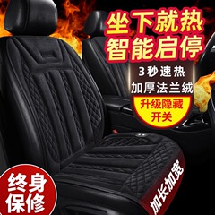 グラフェン自動車加熱クッション冬シングルシート車載電気加熱改造ぬいぐるみクッション12v 24v保温