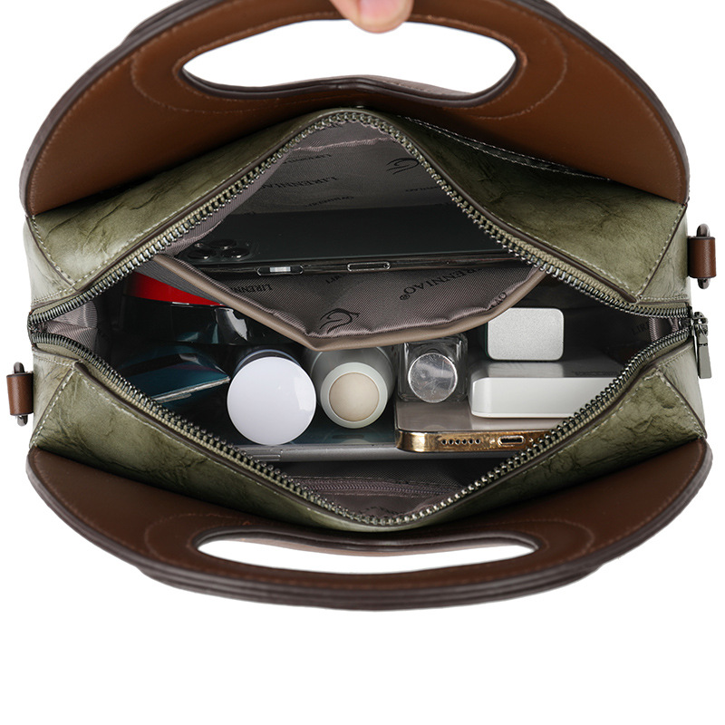 Bolso de las mujeres 2023 nuevo bolso retro europeo y americano nicho diseño Moda gran capacidad bolsa de mensajero